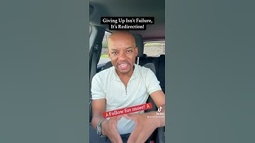 Giving up isn’t failure! #renewyourmind #pivot #redirect #failure #motivationalspeech