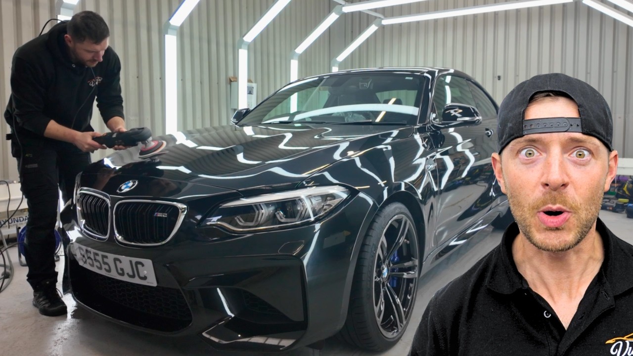 Детейлинг BMW M2 - полировка и нанесение керамического покрытия.