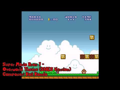 Super Mario All Stars Super Mario Bros Overworld Theme HIGH QUALITY 
