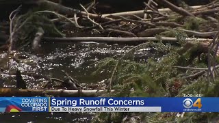 Debris-Filled Snowpack Causes Concern About Spring Runoff
