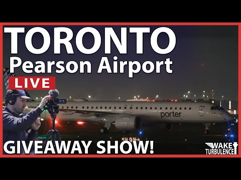 🔴LIVE Toronto Pearson Airport Plane Spotting | 25K GIVEAWAY SHOW CYYZ / YYZ