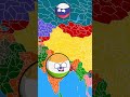 India ne sabko chup kara diya! 🤫🔥 #trending#countryballs #viral #shorts