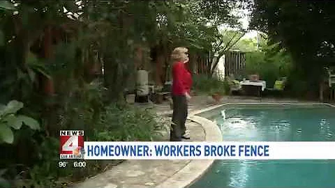 Homeowner: cable company workers broke into yard