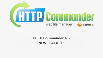 Version 4.6 new features of HTTP Commander