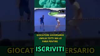 IL GIOCATORE AVVERSARIO UMILIA TOTTI MA LO FARÀ PENTIRE! #totti #francescototti