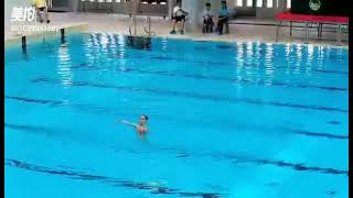 2018年澳門藝術游泳錦標賽單人第二名