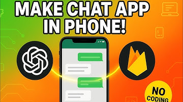 Create Chatting App in Android Phone using ChatGPT & Firebase | No Coding Needed!