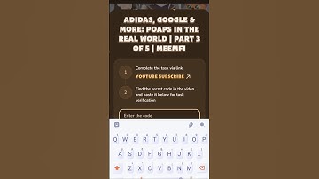 Adidas, Google & More: POAPs in the Real World Part 3 of 5 Memefi Video Code