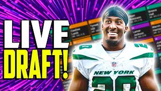 Drafting A REAL MONEY Fantasy Team Live!