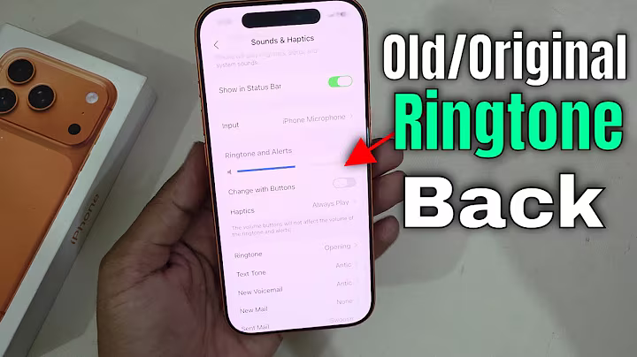 iPhone 17 Pro/Max: How to set old iPhone ringtone