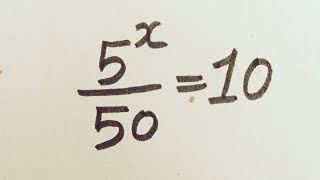 Solve for x in this nice Exponential equation  | Math Olampiad Mathematics 