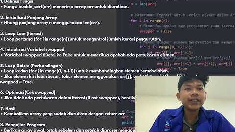 Algoritma - Pseudocode | Mengurutkan Bilangan | Sistem Informasi 24 - UBP Karawang