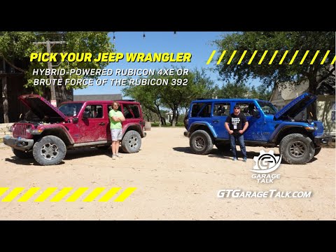 Which Should You Get: Jeep Wrangler 4xe or Rubicon 392?