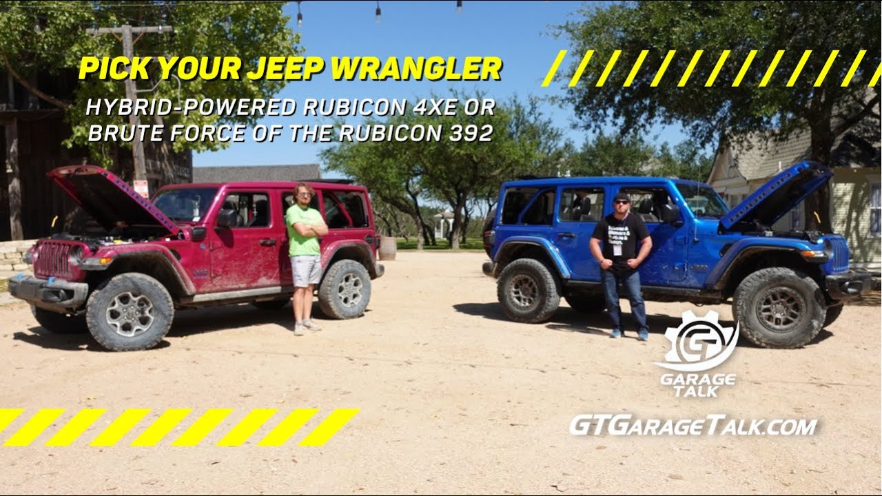 Which Should You Get: Jeep Wrangler 4xe or Rubicon 392? - YouTube