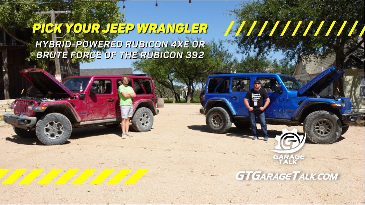 Which Should You Get: Jeep Wrangler 4xe or Rubicon 392? - YouTube