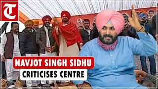 Navjot Singh Sidhu praises Punjab government, criticises Centre over farmers’ strike, Bathinda rally