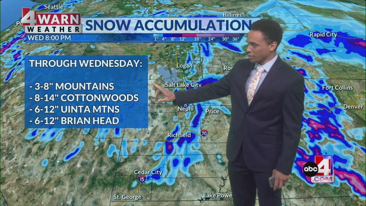 Clouds increase Monday, with increasing valley rain and mountain snow ...