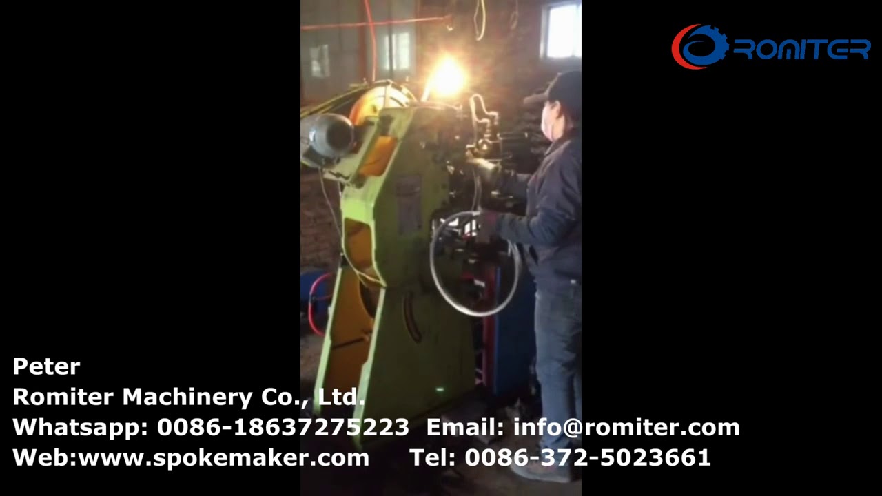 Automatic Bicycle Steel Rim Hole Punching Machine for Pakistan Customer