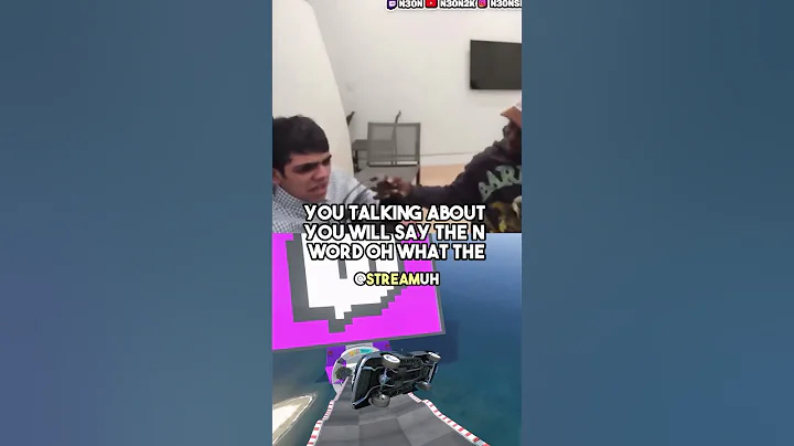 N3on Gets Pressed By Adins Security Guard 😂 #shorts #n3on #adinross