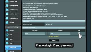 ASUS router quick how-to: VPN server tutorial YouTube