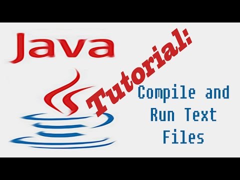 Java - Compile and Run files