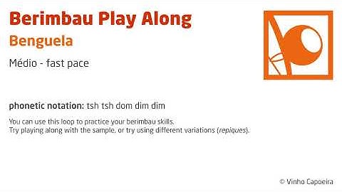 Berimbau Loop - Benguela (fast pace)