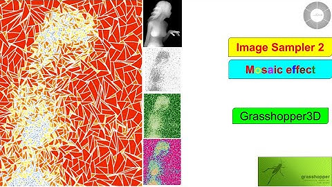 015_ Mosaic effect image sampler using C# and Grasshopper 3D inside Rhinoceros