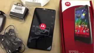 Motorola Razr HD LTE (XT925) - Unboxing (droid razr)
