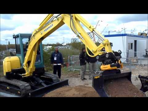 Engcon demo plot at Intermat 2012