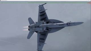 P3D- VRS F/A-18E Superbug, CCP, AGM-84Ds
