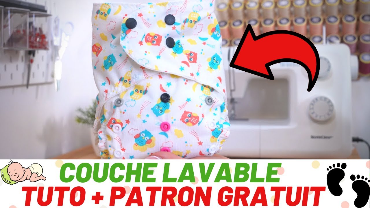 Couche lavable poupée