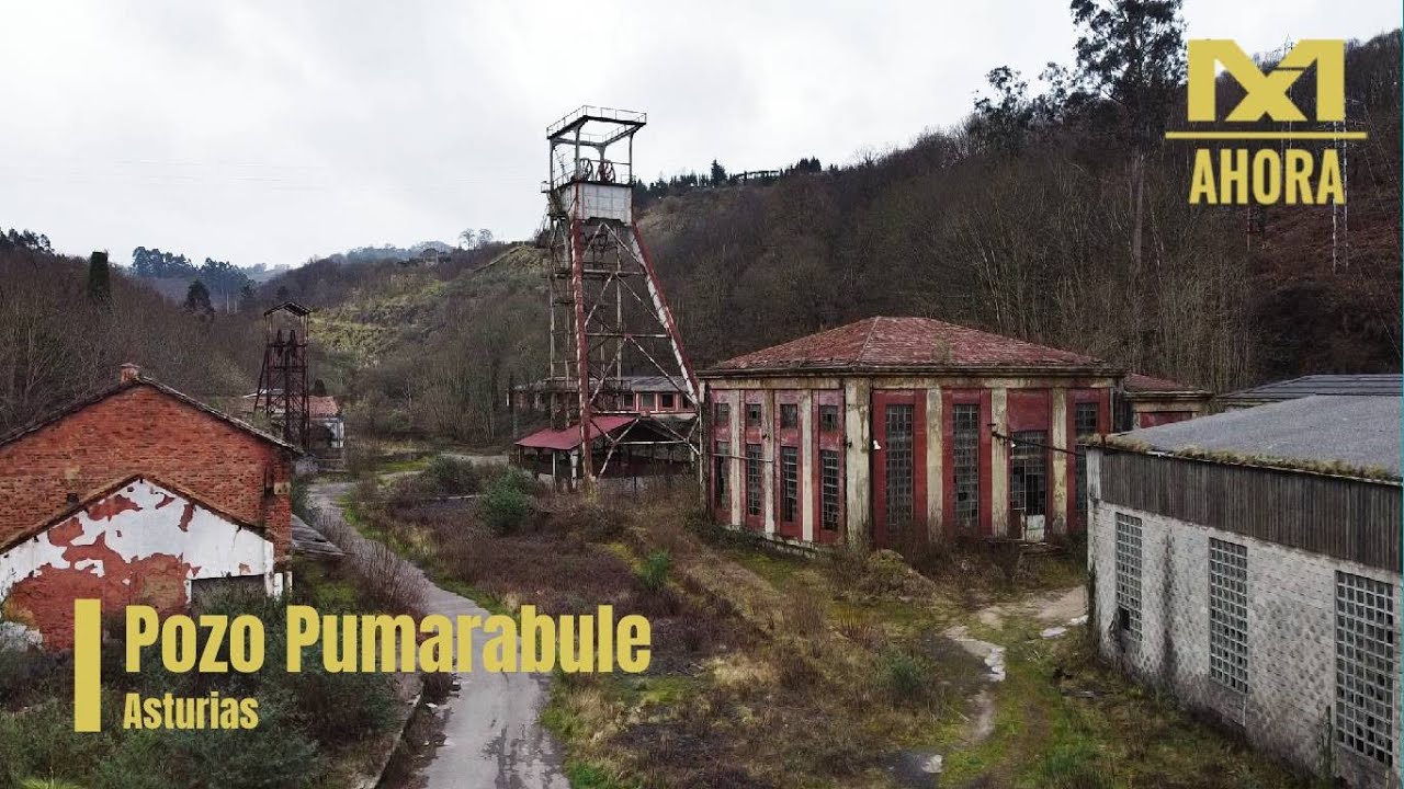 POZO PUMARABULE (EL CARBAYÍN - SIERO - ASTURIAS) A VISTA DE DRON
