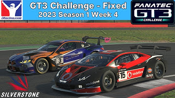 iRacing Fanatec GT3 Challenge Fixed Silverstone  Lamborghini - 2023 Season 1 Week 4