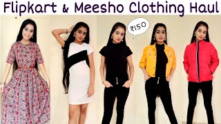 Flipkart and Meesho Clothing Haul / Starting at ₹150 / Jogger, denim jacket, tops, jackets, etc,..