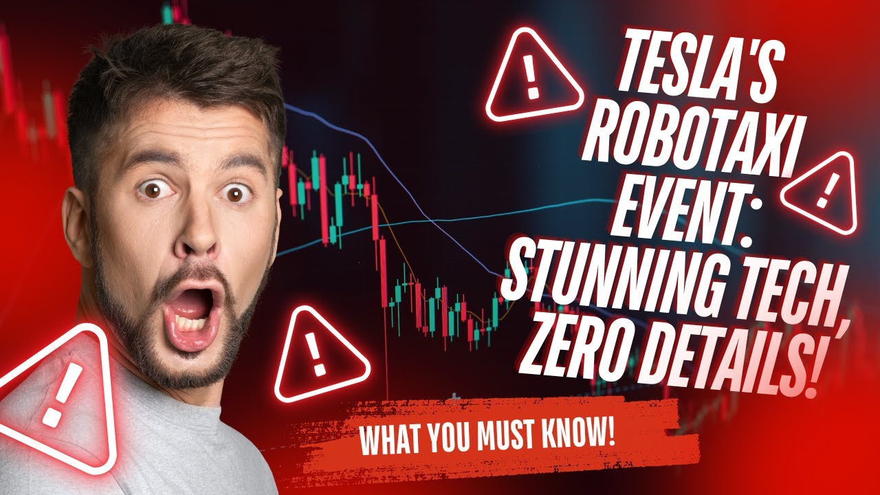 Tesla's Robotaxi Event Stunning Tech, Zero Details!