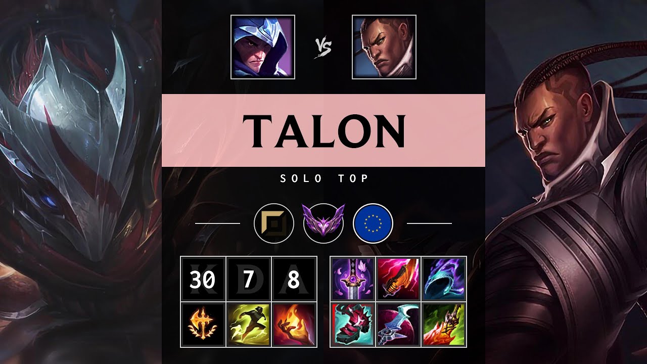 Talon Top vs Lucian - EUW Master Patch 25.14