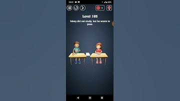 Brain test Have guts to pass it? level 165 walkthrough