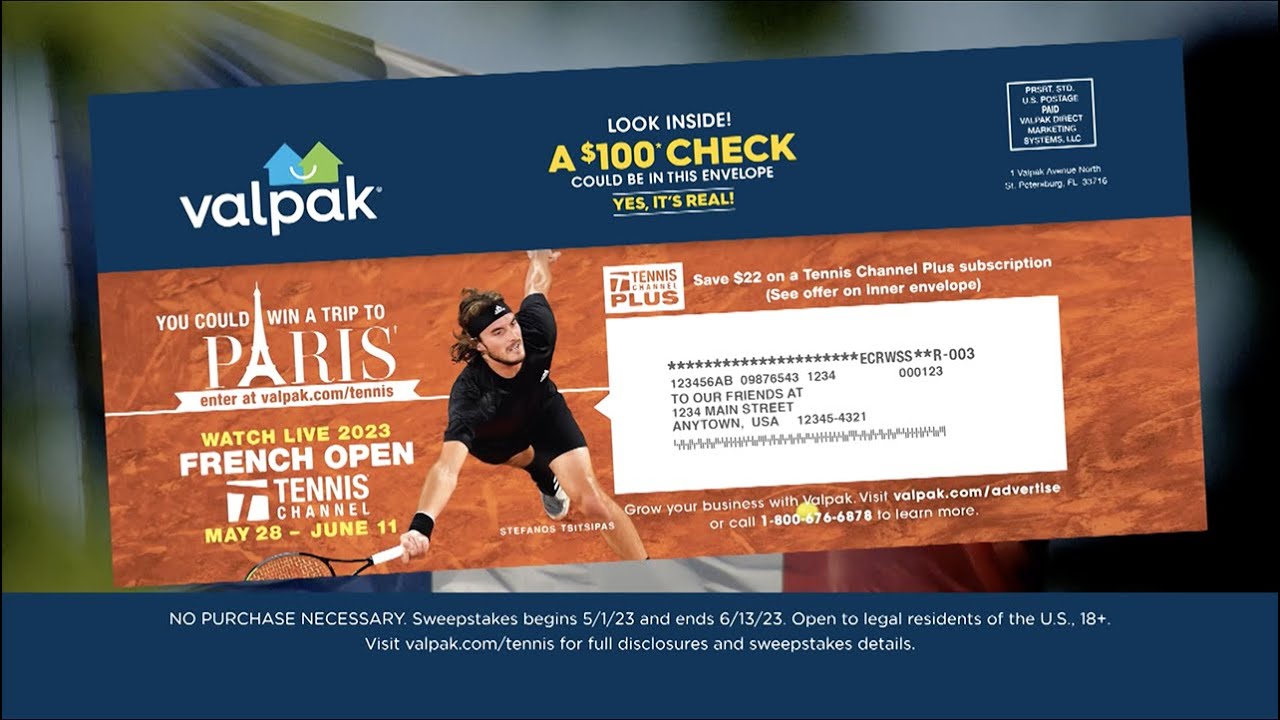 The Valpak Win a Trip to Paris Sweepstakes