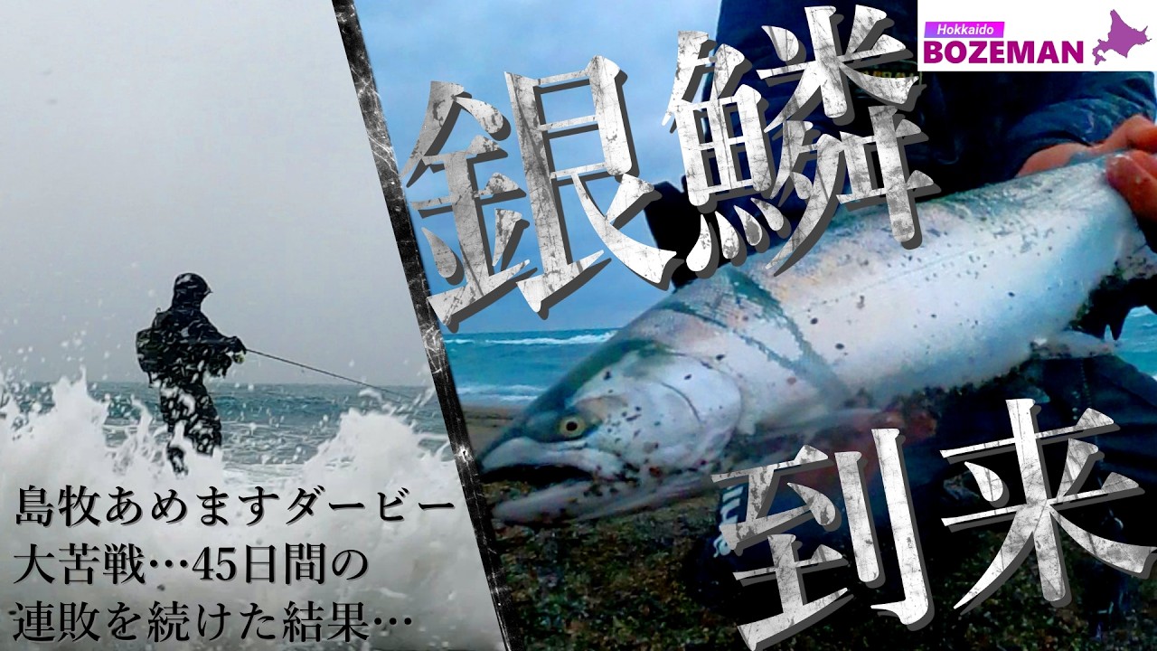 【北海道 海サクラ】長い連敗が終わる瞬間 ── 夕マヅメに現れた白斑と銀鱗【北海道 釣り】【サクラマス 釣り】