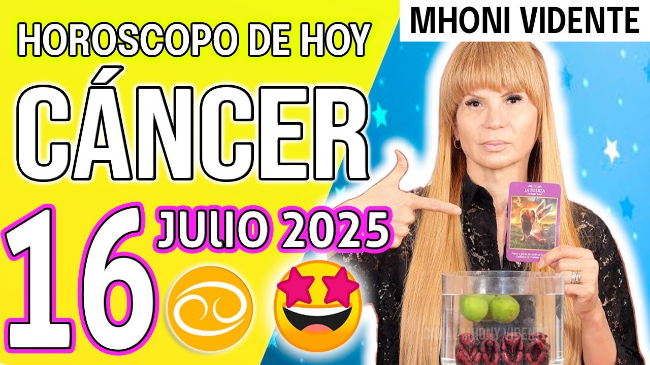 CÁNCER ♋ TE VA A DAR UN INFARTO ️😱PROXIMAS 48 HORAS⏳HOROSCOPO De Hoy 16 ...