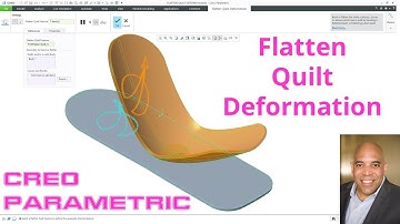 Creo Parametric - Flatten Quilt Deformation | Surfacing