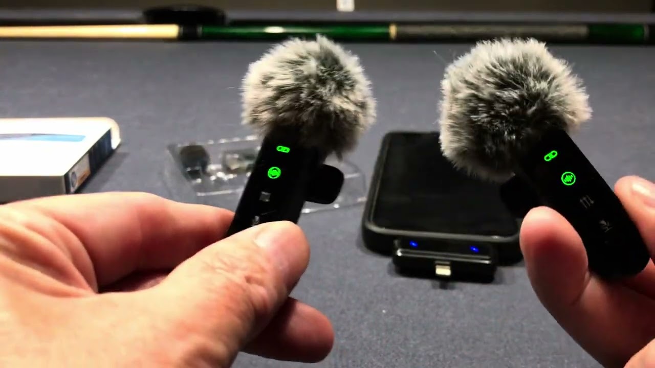 Беспроводной мини-петличный микрофон для iPhone или Android