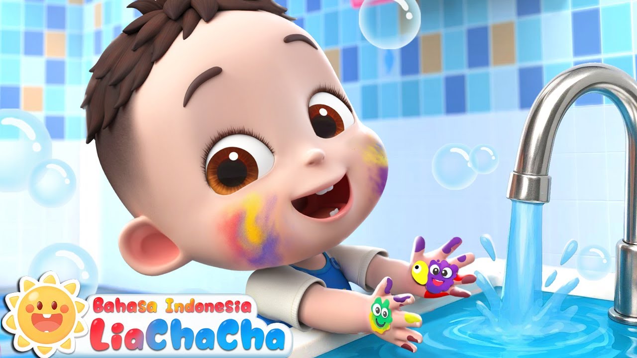 Cuci Tangan Kecil🫧| Kebiasaan Baik Si Bayi | Lagu Lucu | Lagu Anak-anak | LiaChaCha Bahasa Indonesia