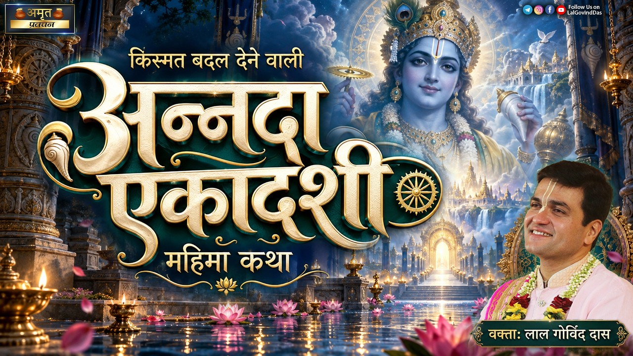 क्या आपका भाग्य साथ नहीं दे रहा? सुनिए अन्नदा एकादशी की यह महिमा कथा ! Annada Ekadashi #LalGovindDas