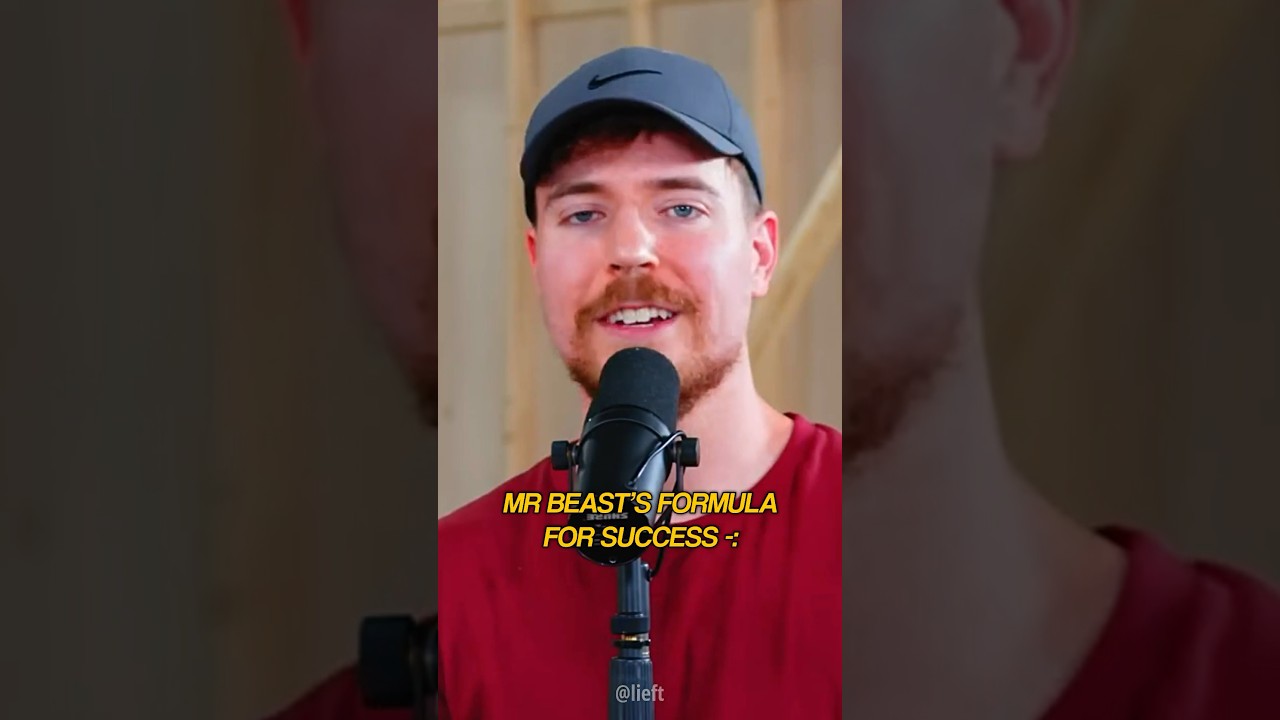 The Reason behind MR BEAST’s success 💸 #mrbeast #motivation #youtubealgorithm #shorts