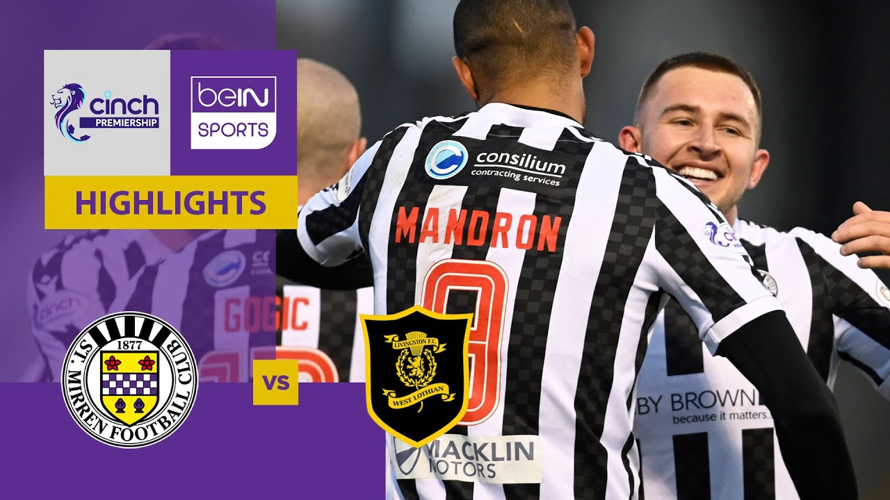 St Mirren v Livingston | Scottish Premiership 23/24 Match Highlights