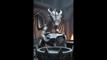 How A Dragon Forges a Sword | My First 20+ Cut Cinematic ( using Free Grok)