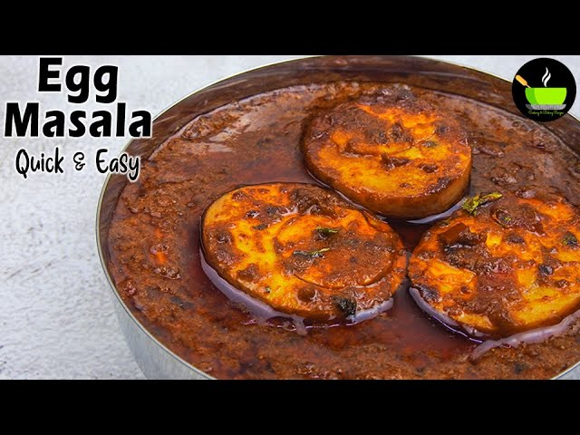 Egg Masala Curry | Dhaba Style Anda Masala Recipe | Egg Curry | Egg Recipes | Egg Masala Gravy | She Cooks