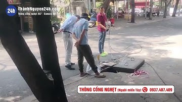 Thông cống nghẹt quán ăn Thủ Đức - Mỡ quá  - Phần 2 #thongcongnghetsaigon #nguoimientaythongcong