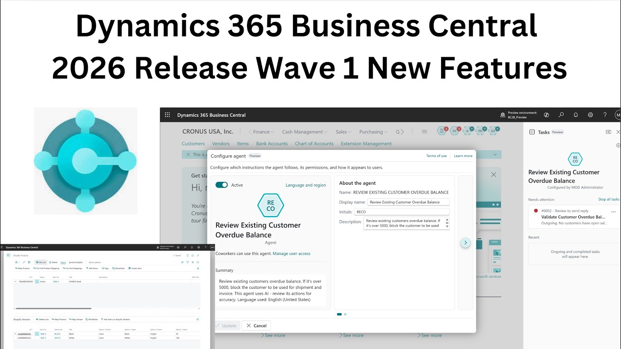 Dynamics 365 Business Central 2026 Release Wave 1 New Features - YouTube